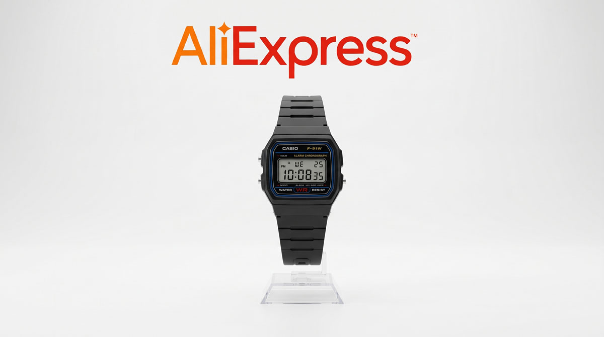 Ghid de cumpărare: Casio F-91W pe AliExpress pentru cumpărătorii din România